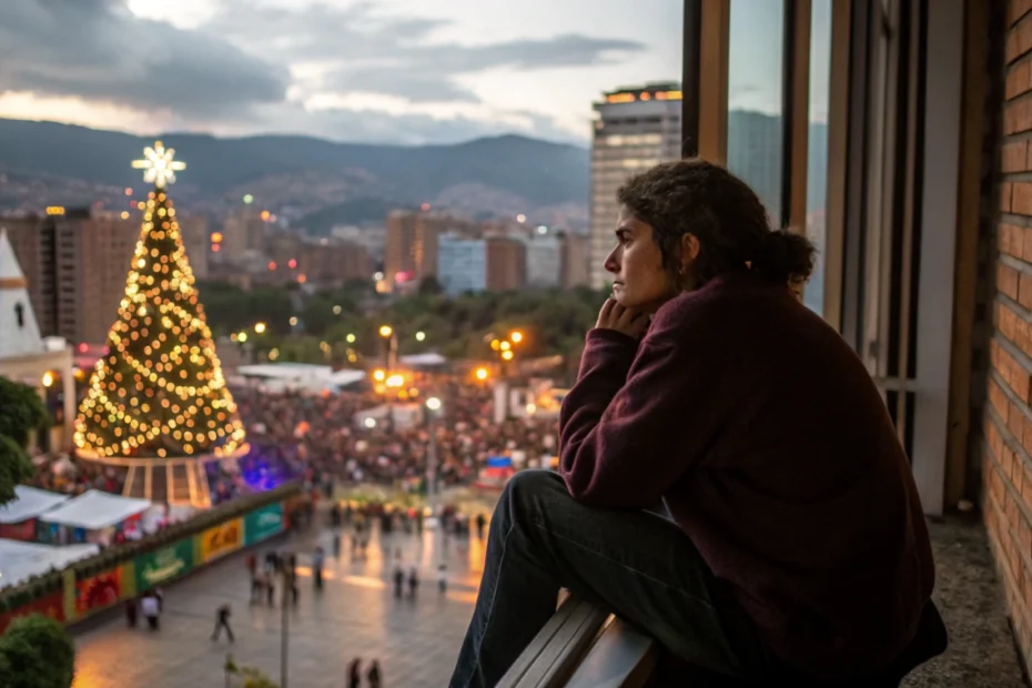 Celebraciones decembrinas en Medellin-tristeza navidena y fin de ano