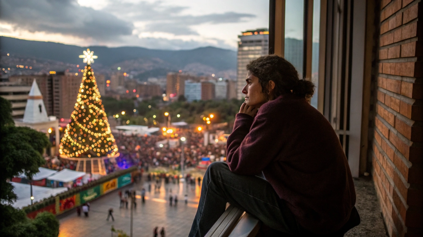 Celebraciones decembrinas en Medellin-tristeza navidena y fin de ano