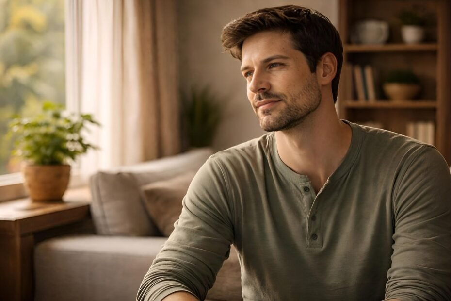 Imagen realista que representa los 11 Consejos de salud mental para una mente sana, mostrando a una persona en calma, conectada con su bienestar emocional y el autocuidado desde la psicología clínica.